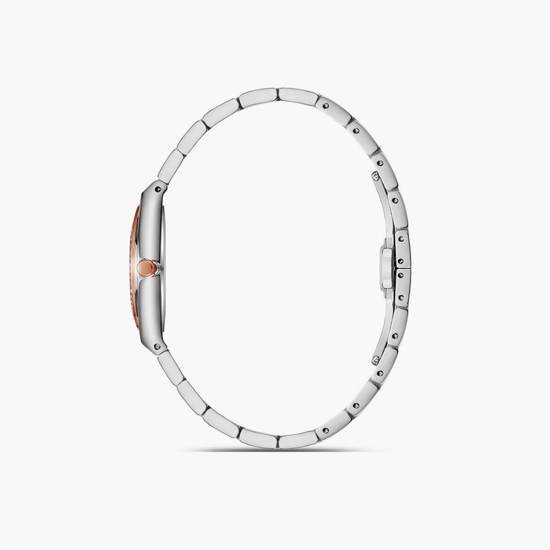 Omax Women's Gold Analog Metal Strap Watch - Image 2
